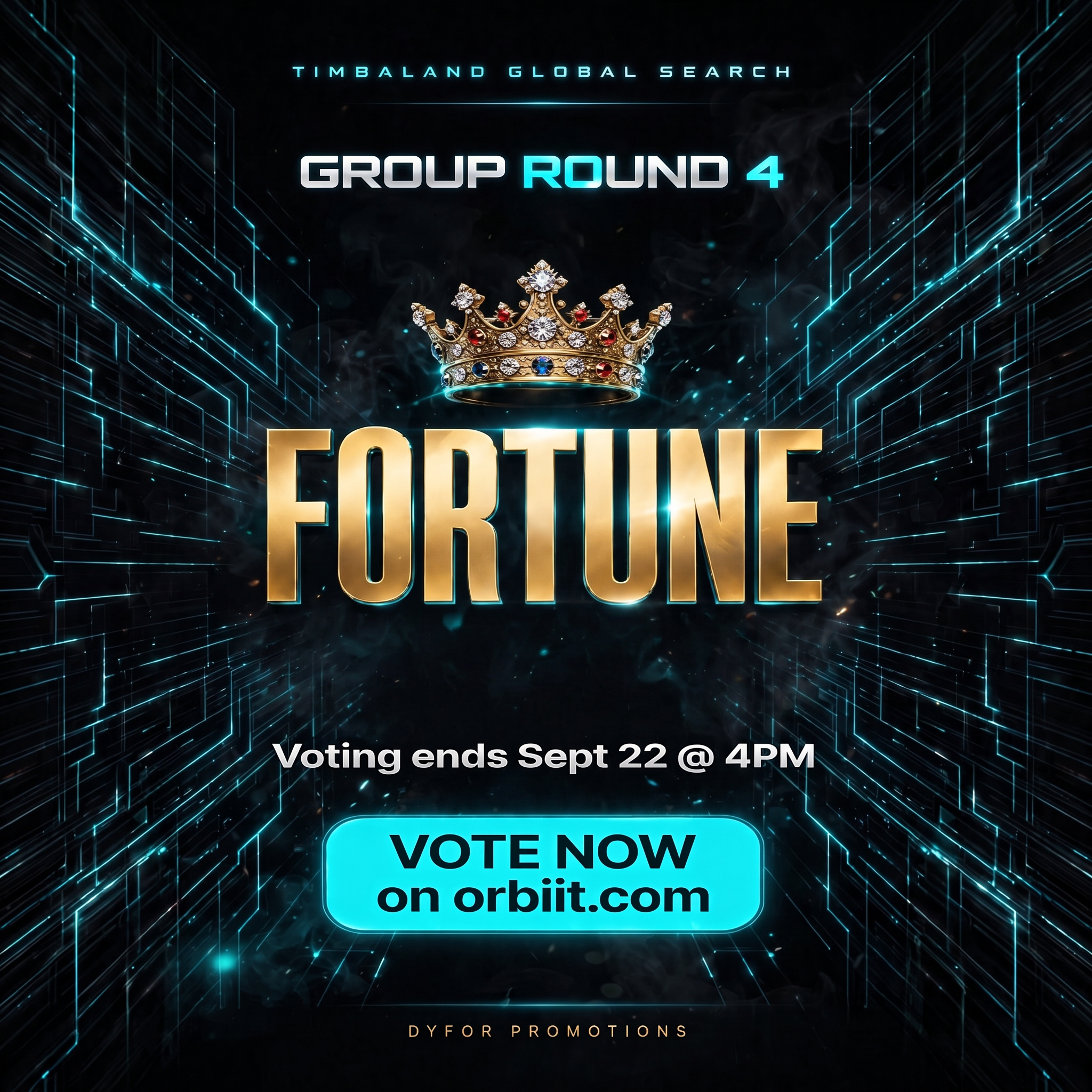 Fortune Group Round 4 official voting flyer